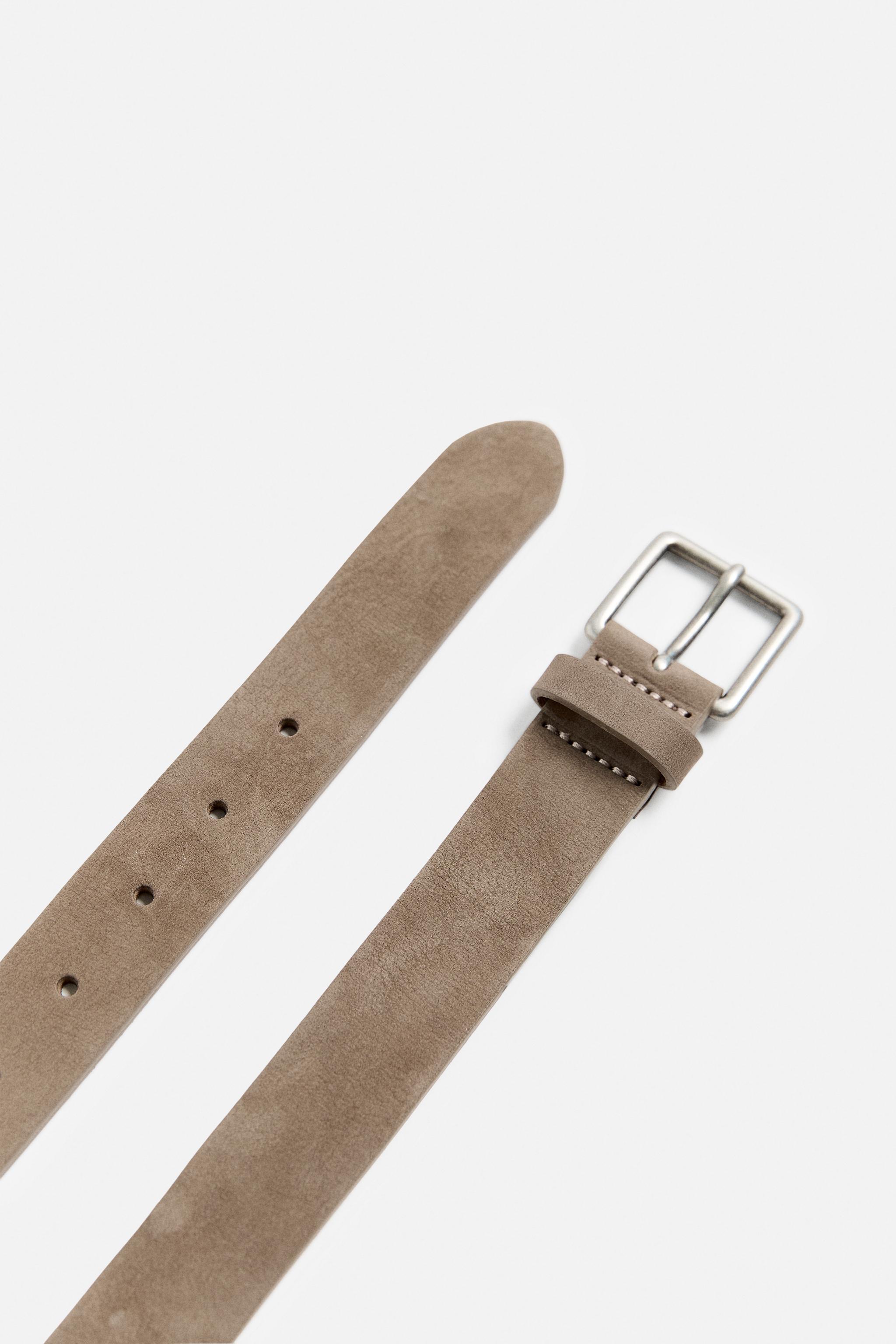 NUBUCK LEATHER BELT Product Image