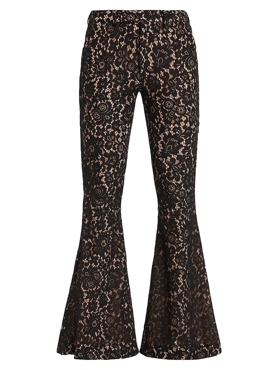 Womens Sherri Lace Flare Pants Product Image