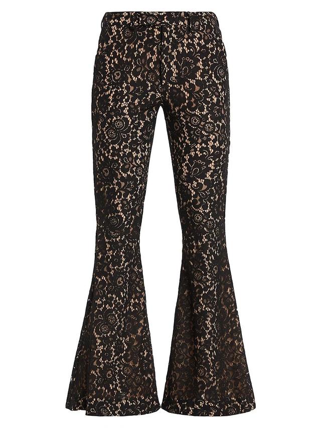 Womens Sherri Lace Flare Pants Product Image