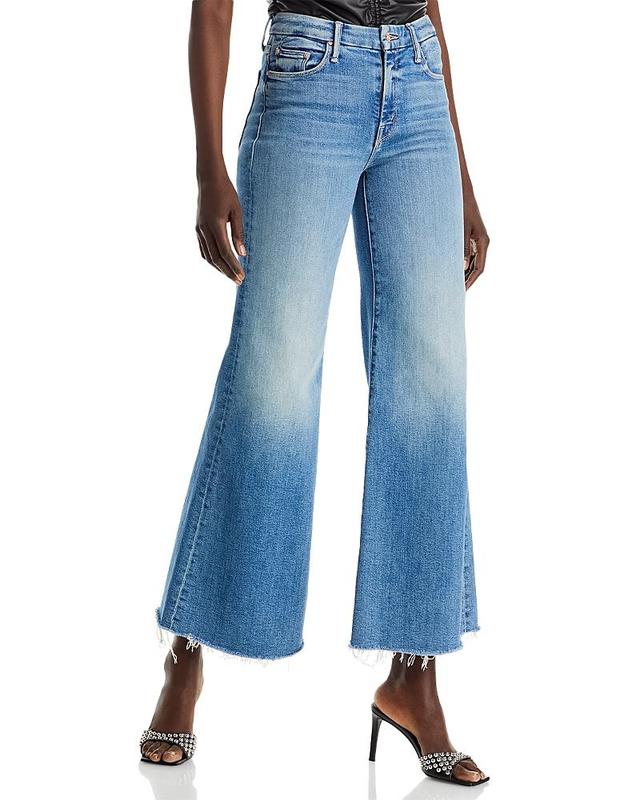 Womens The Roller Mid-Rise Wide-Leg Jeans Product Image