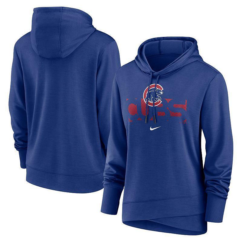 Womens Nike Royal Chicago Cubs Diamond Knockout Performance Pullover Hoodie Product Image