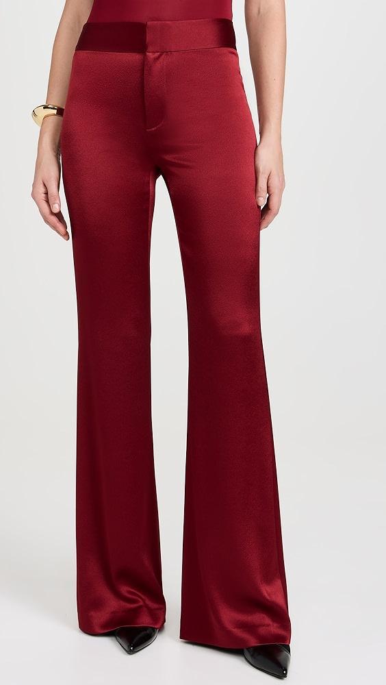 alice + olivia Andrew Bootcut Slim Pants | Shopbop Product Image