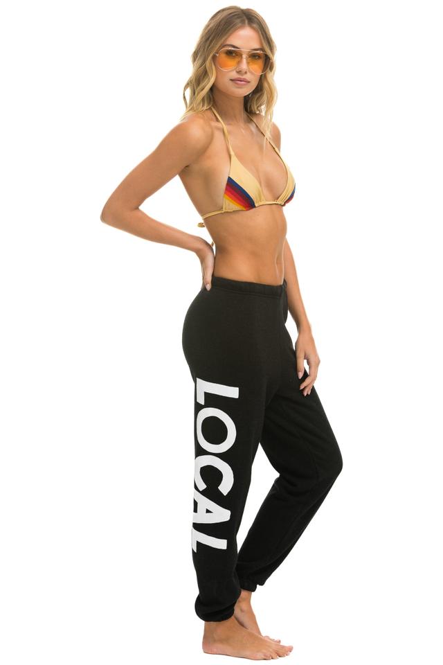 LOCALS ONLY SWEATPANTS - BLACK Female Product Image