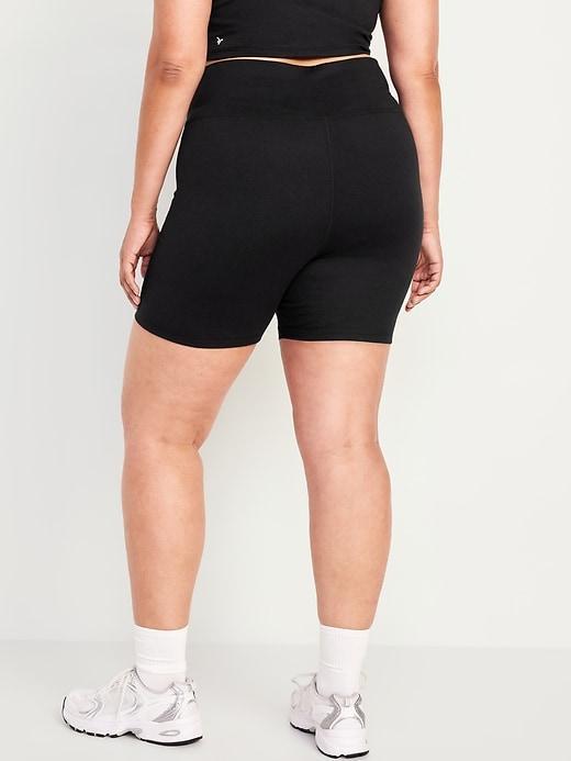 Extra High-Waisted CloudComfy Biker Shorts -- 6-inch inseam Product Image