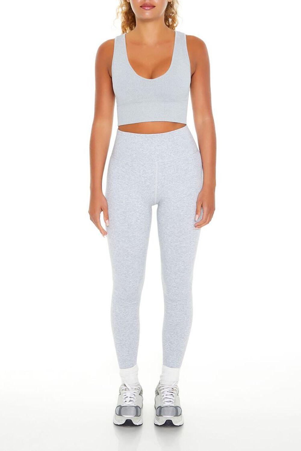 Active Seamless Heathered Leggings | Forever 21 Product Image