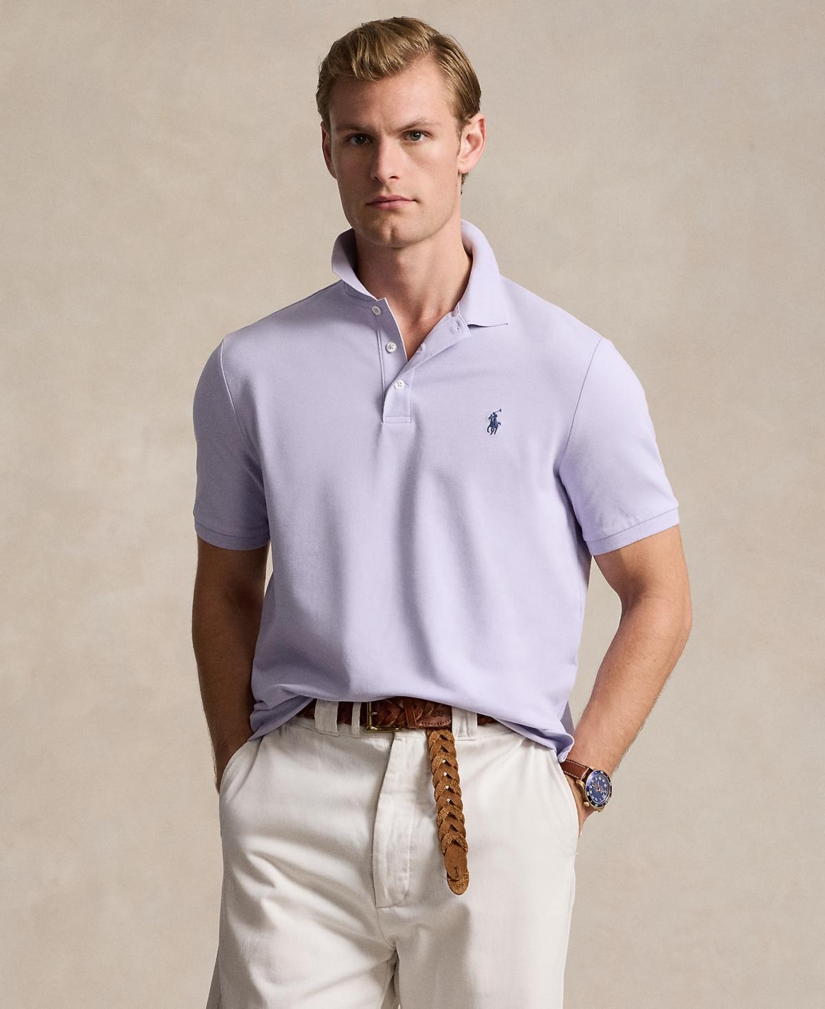 Polo Ralph Lauren Mens Classic-Fit Stretch Mesh Polo Shirt Product Image