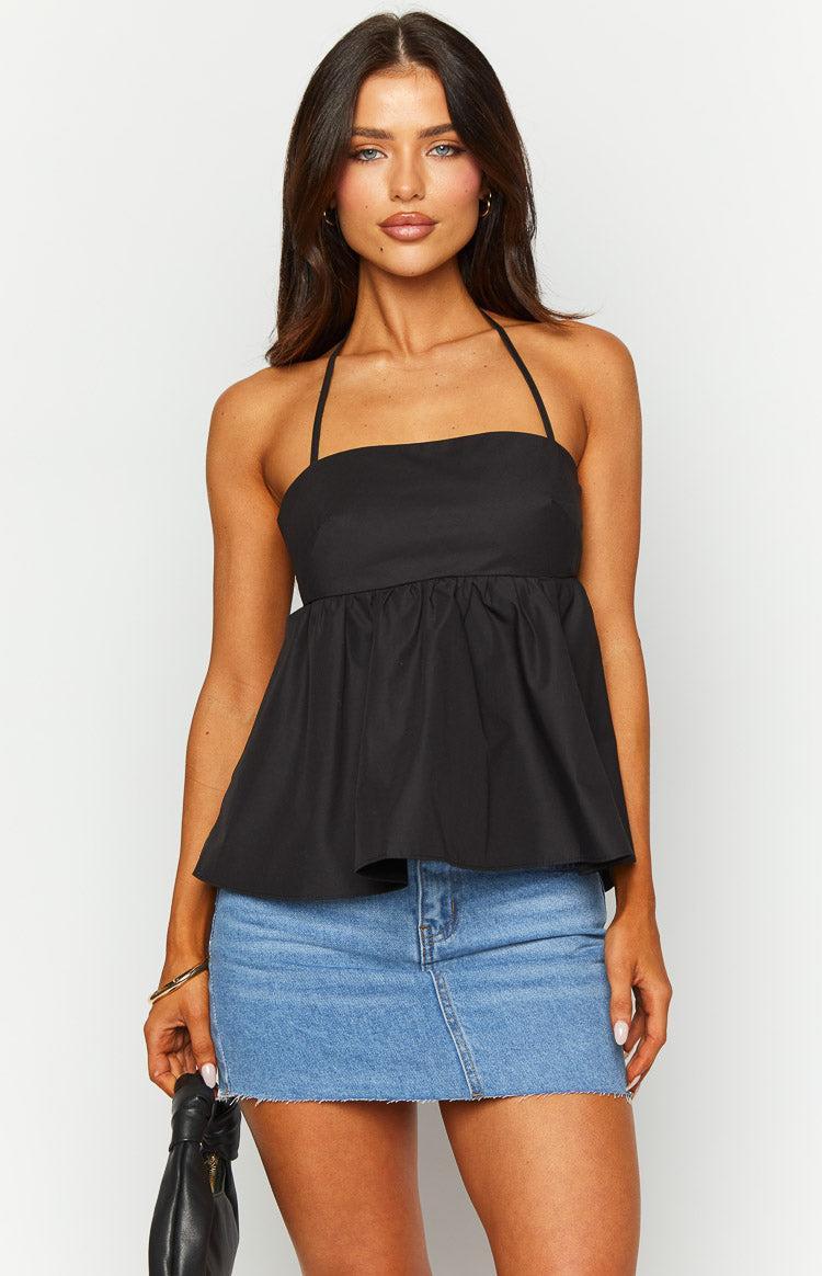 Axl Black Halter Top Product Image