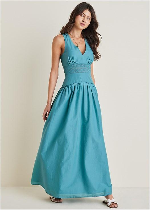 V-Neck Maxi Dress Product Image