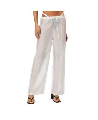 Edikted Womens Breezy Sheer Pants Product Image