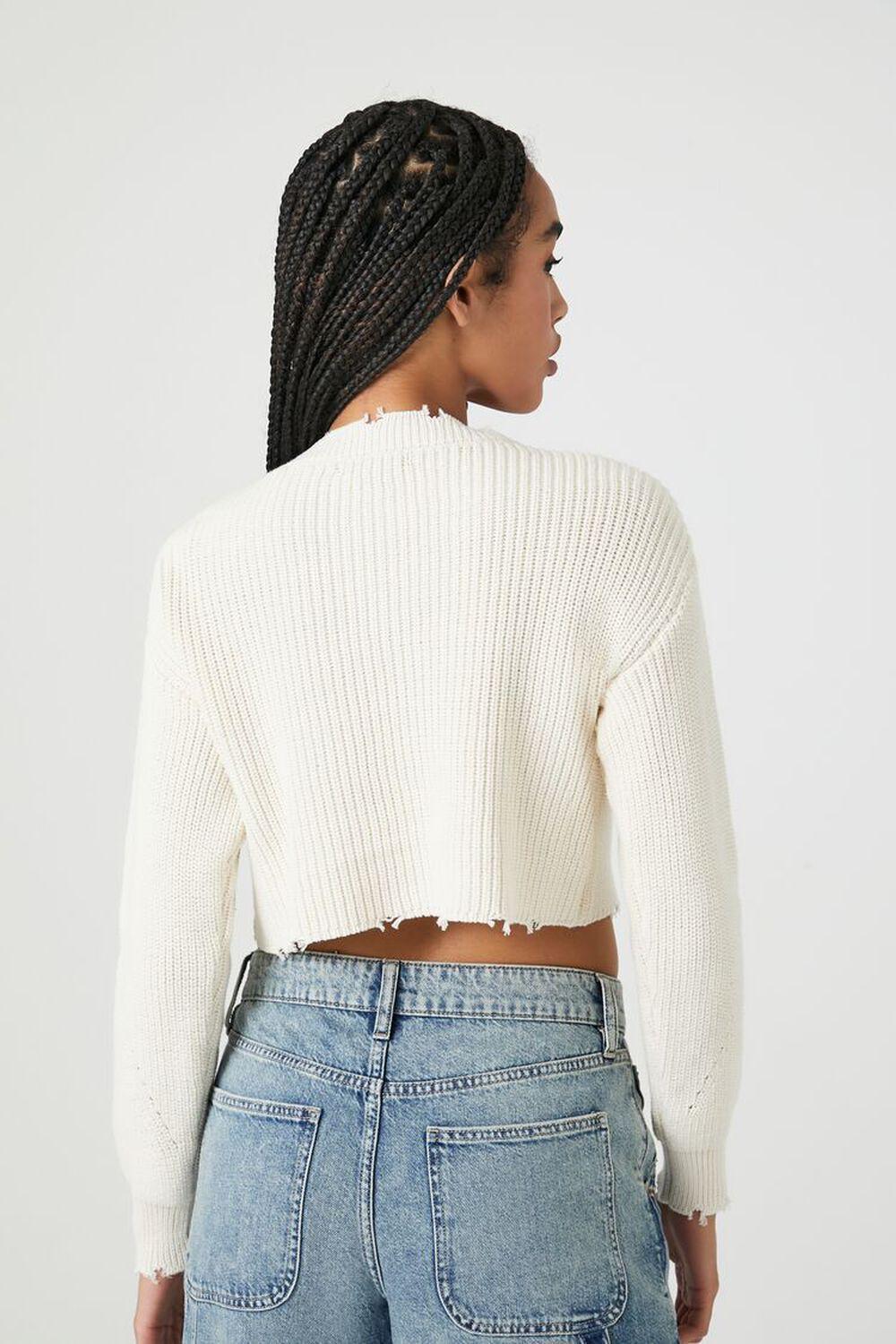 Distressed Cropped Sweater | Forever 21 Product Image