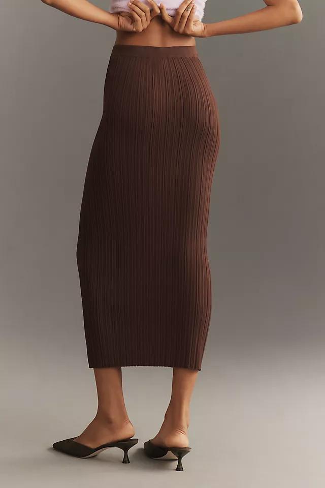 WAYF Rib Midi Skirt Product Image