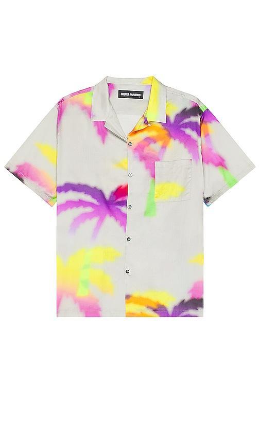 DOUBLE RAINBOUU Short Sleeve Hawaiian Shirt Size S. Product Image