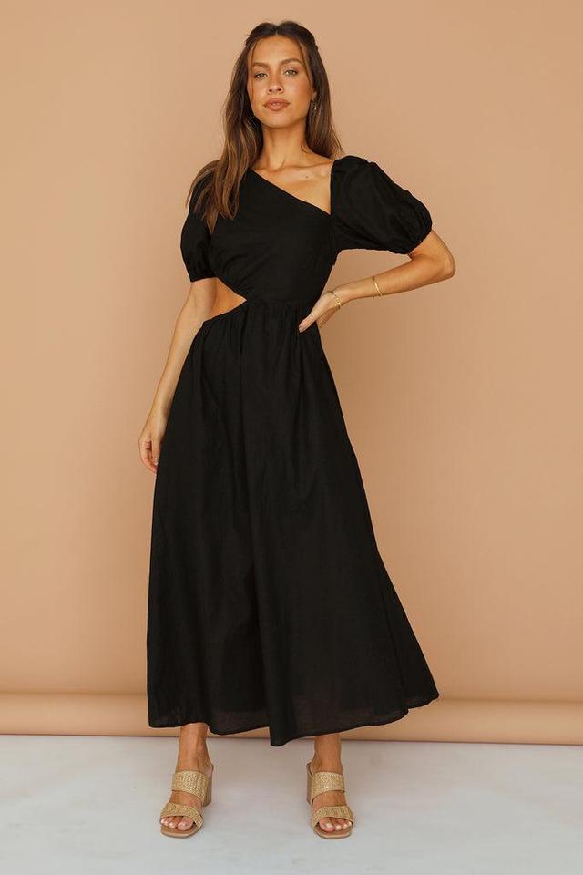 Ocherous Maxi Dress Black Product Image