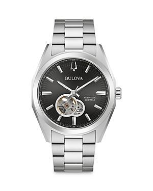 Bulova Mens Surveyor Classic Automatic Stainless Steel Bracelet Watch Product Image