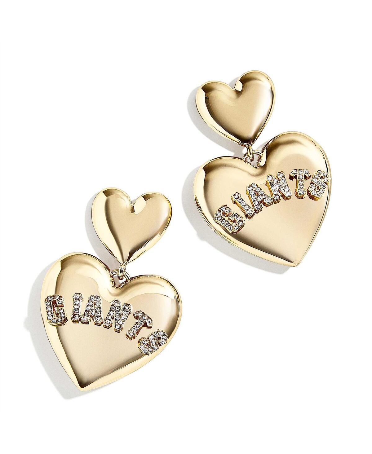 Womens Wear by Erin Andrews x Baublebar San Francisco Giants Heart Statement Drop Earrings Product Image