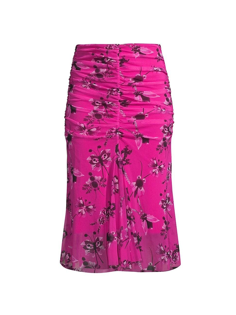 Womens Gonna Floral Midi-Skirt Product Image