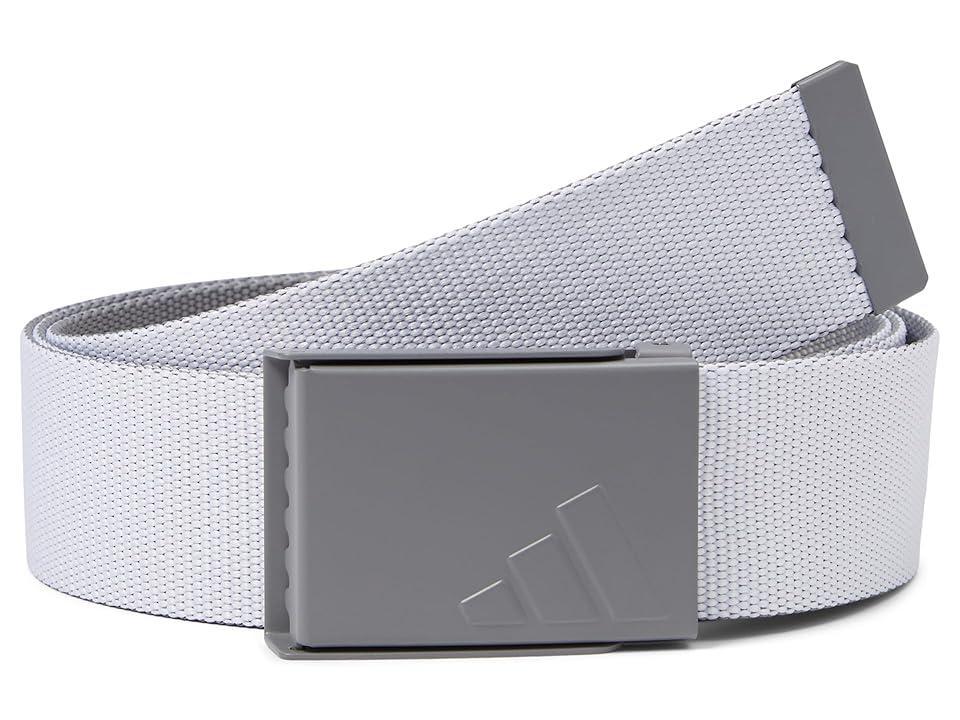 adidas Golf Golf Reversible Web Belt (Grey Heather/White) Men's Belts Product Image