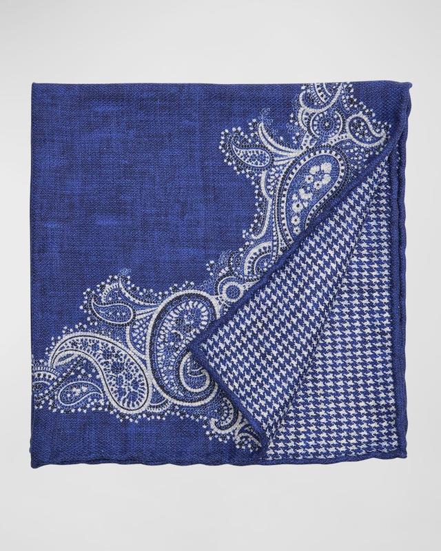 Mens Silk Double-Faced Pocket Square Product Image