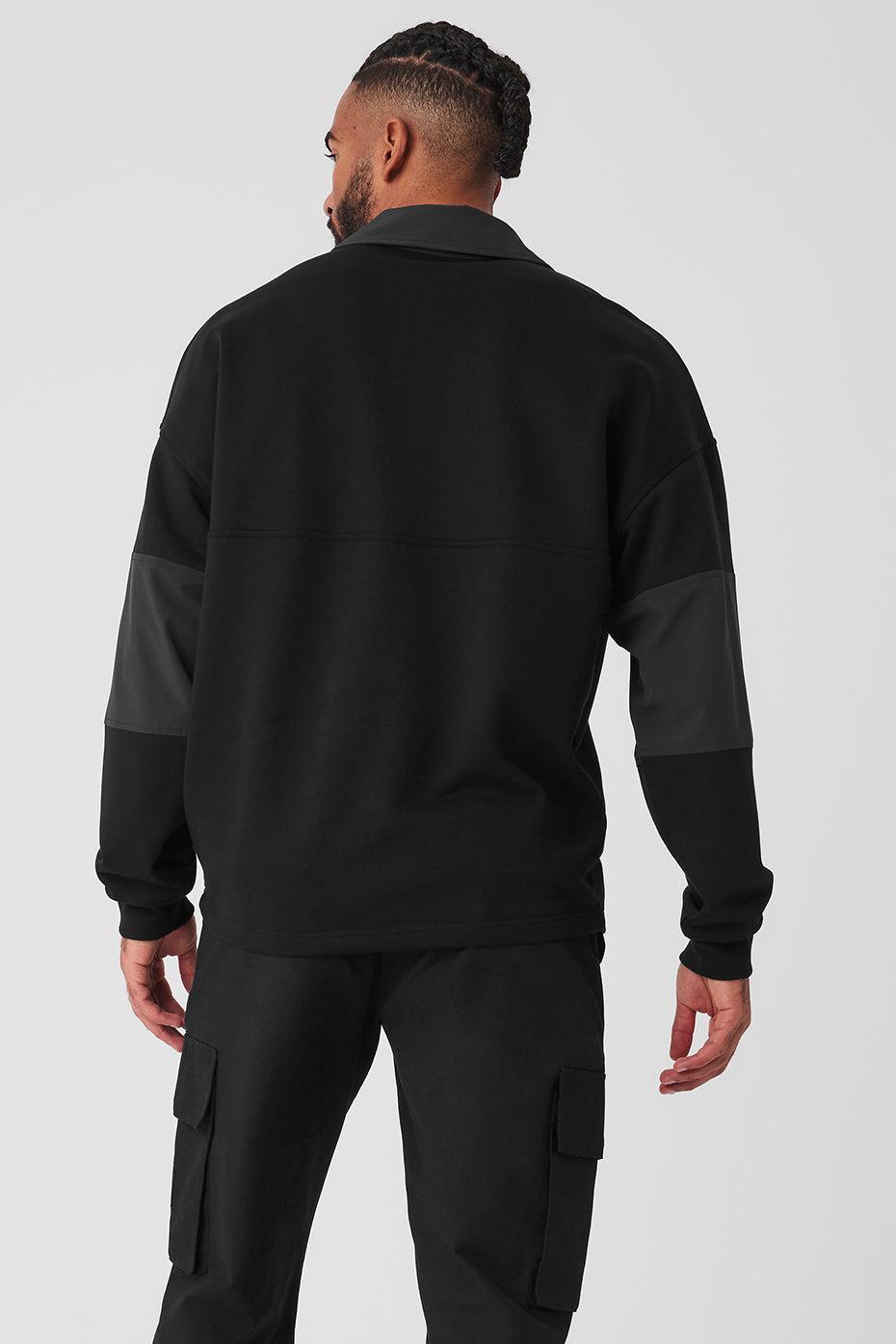 Mixmatch Rugby Sweatshirt - Black Male Product Image