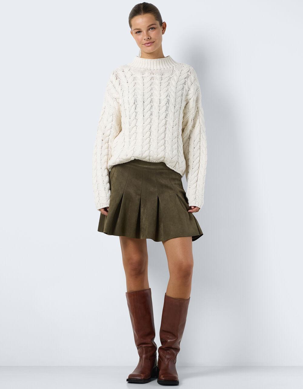 NOISY MAY Ekko Kenja Pleated Mini Skirt Product Image