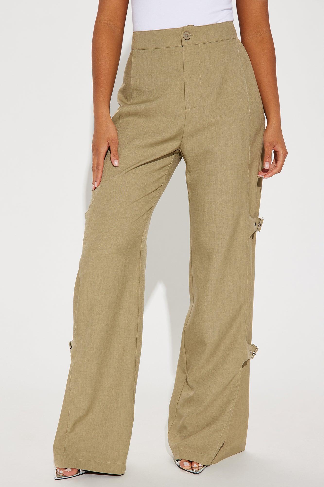 Say What Wide Leg Trouser - Sage Product Image