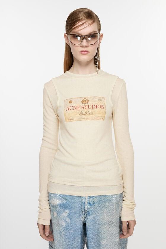 Double-layered long sleeve t-shirt Product Image