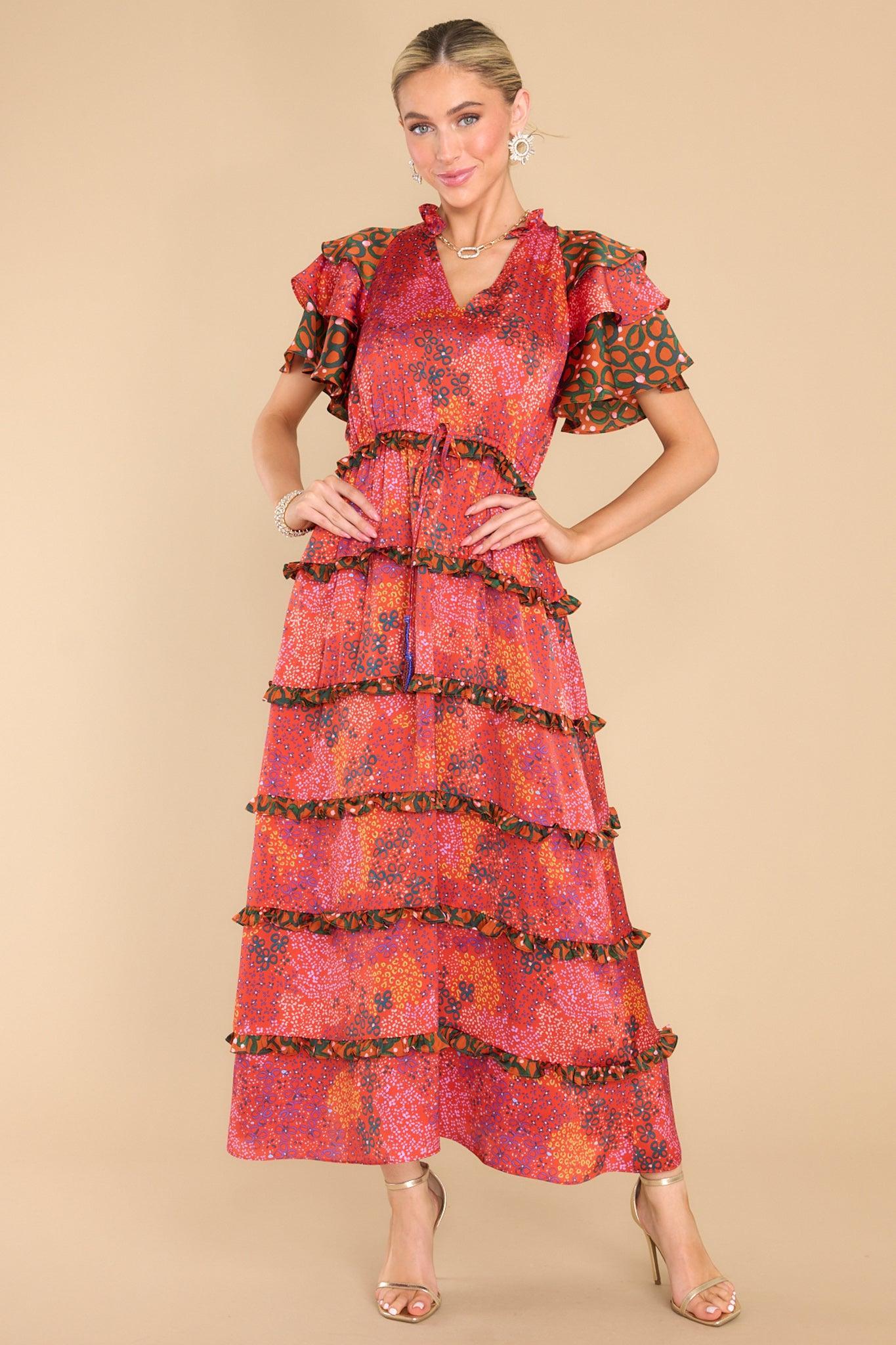 Yasmine Funky Town Maxi Dress Print Product Image