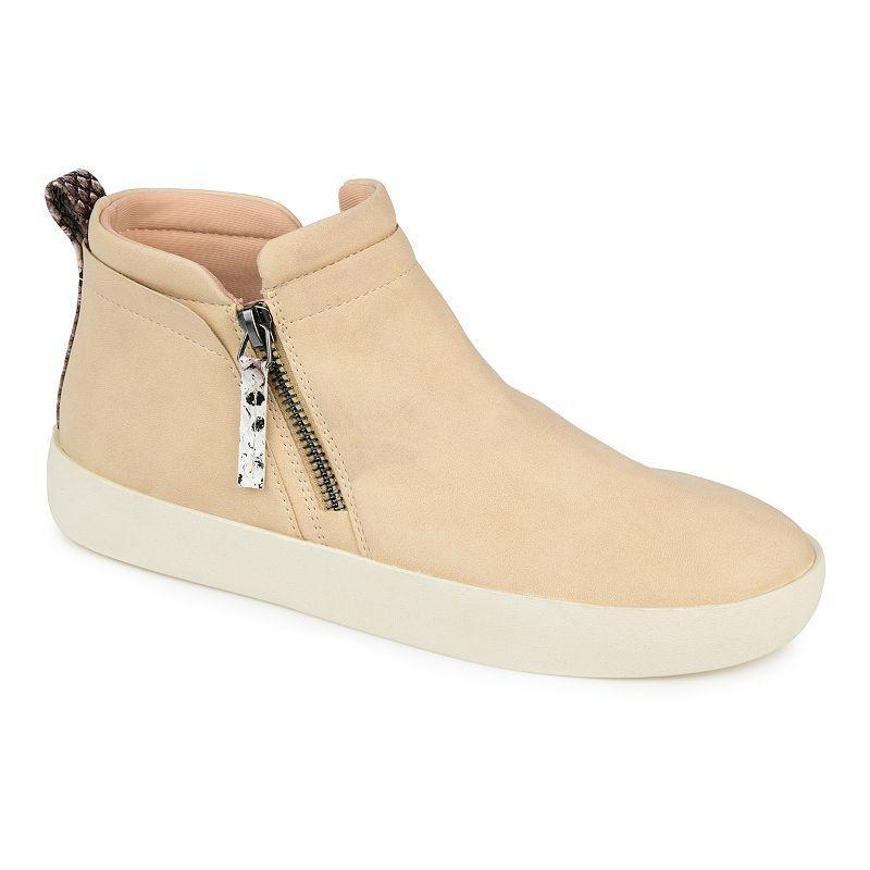 Journee Collection Womens Frankie Mid Top Sneaker Product Image