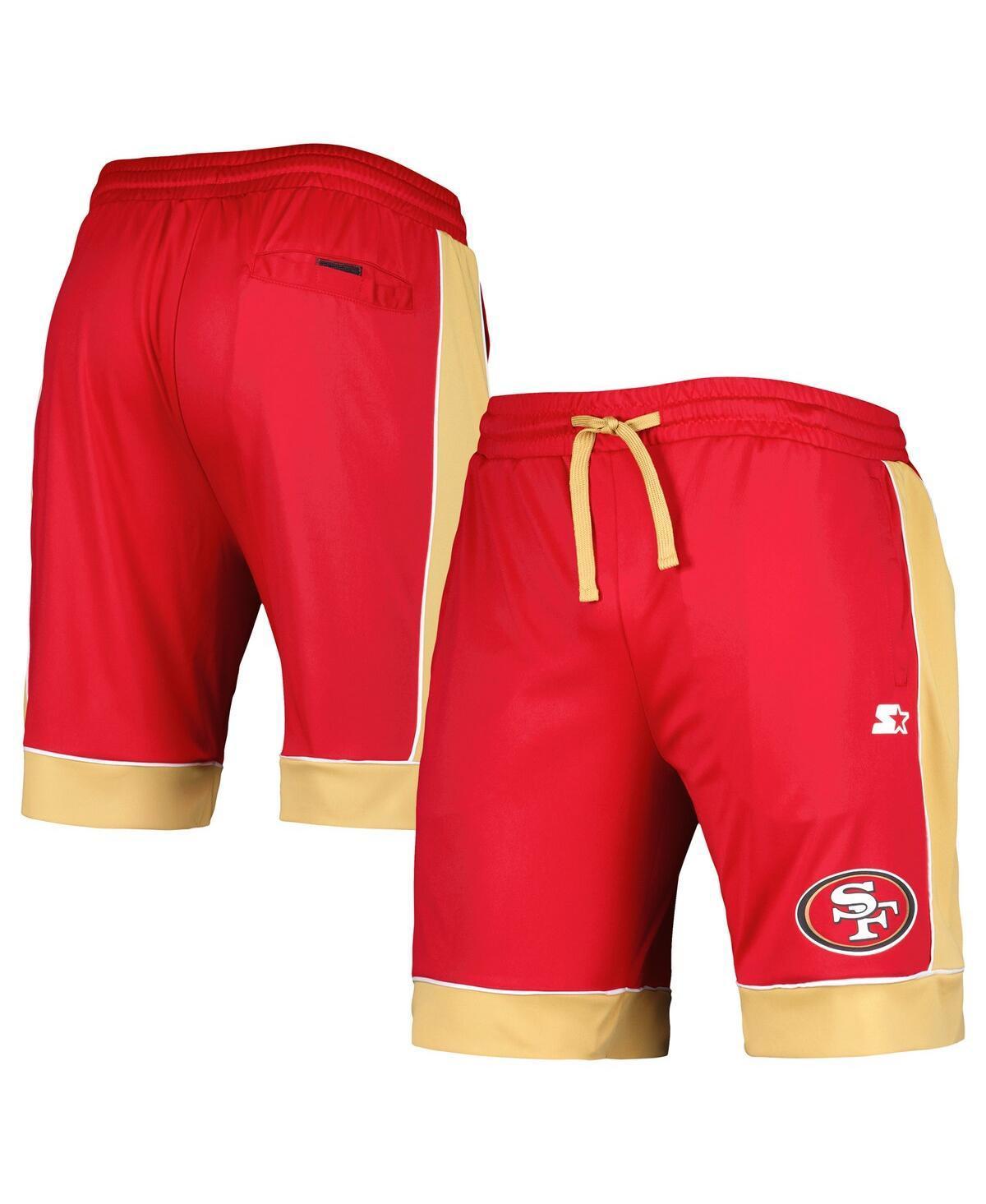 Mens G-III Sports by Carl Banks Scarlet/Gold San Francisco 49ers Fan Favorite Fashion Shorts Product Image