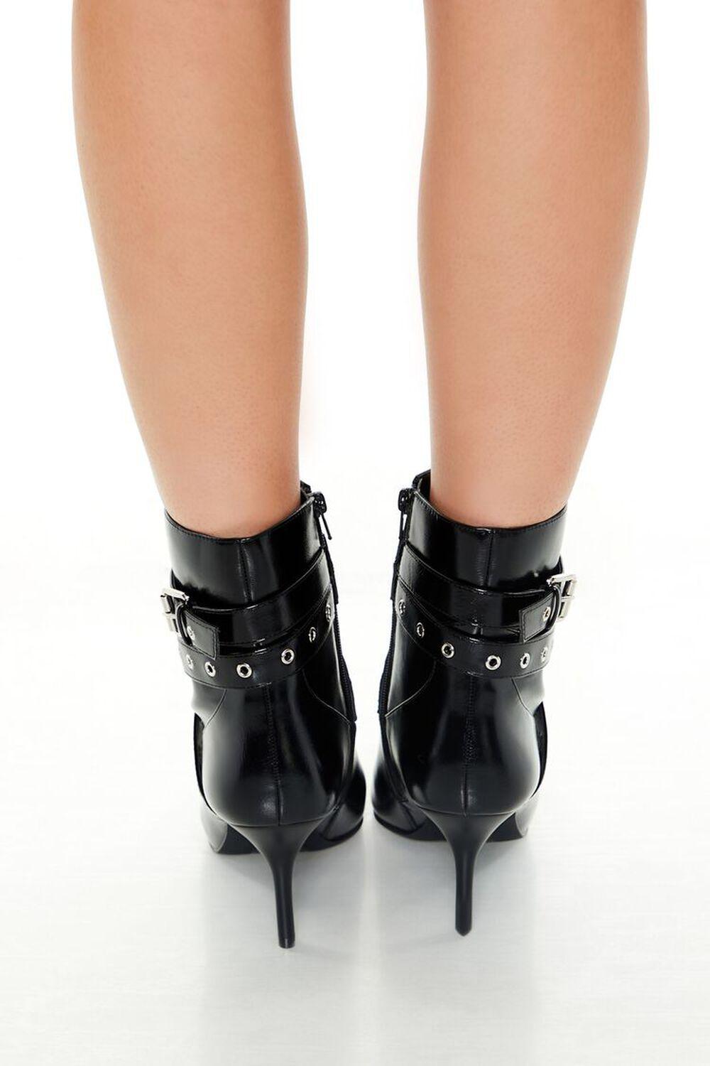 Buckled Pointed-Toe Booties | Forever 21 Product Image