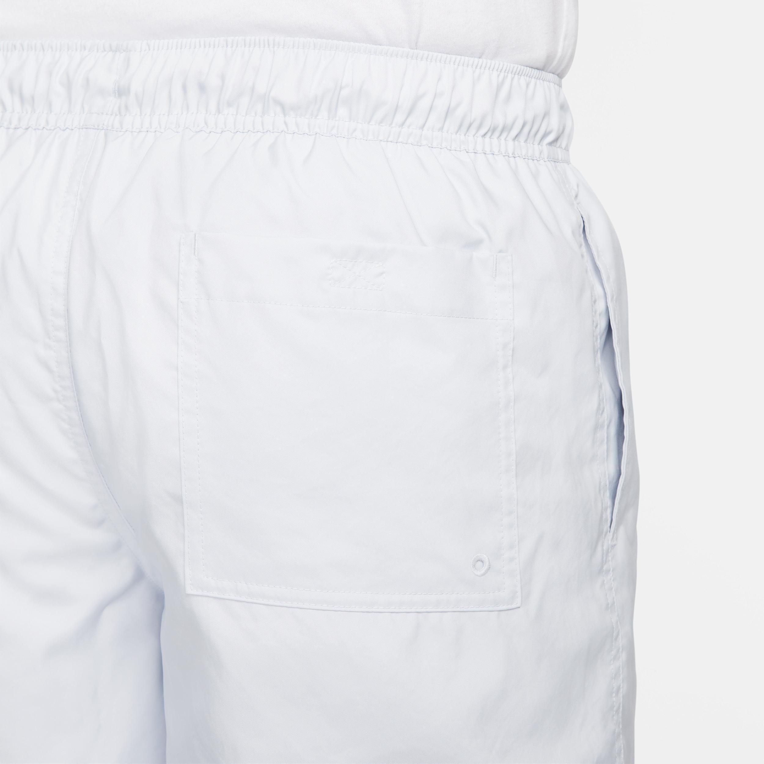 Mens Nike Club Woven Flow Shorts Pure White Product Image