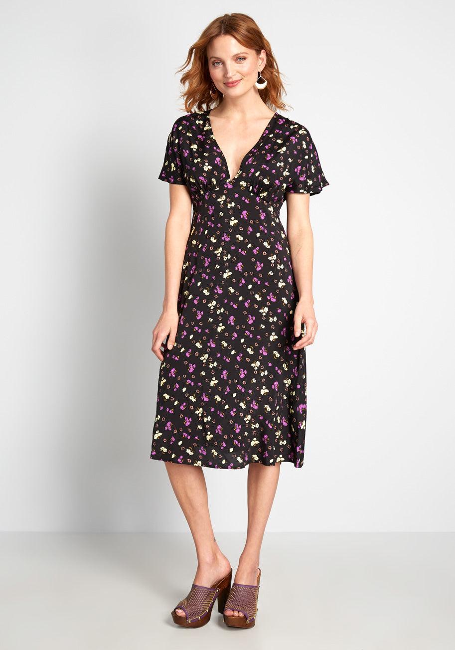 Take the Plunge Midi Dress product image