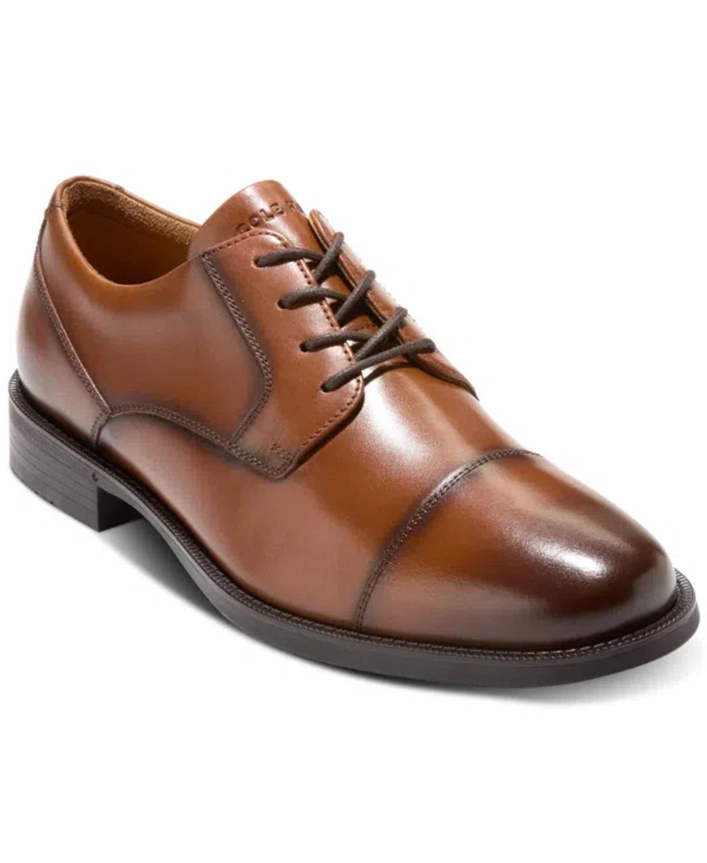 COLE HAAN Men's Bedford Cap Toe Oxford Dress Shoe In British Tan Product Image