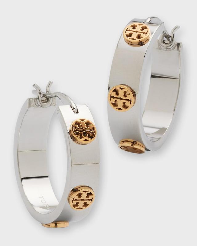 Tory Burch Miller Huggie Hoop Earrings Product Image