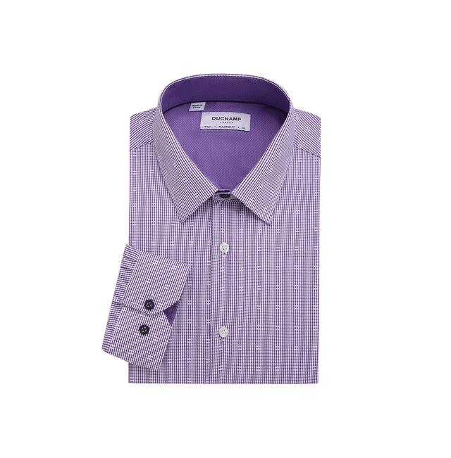 Duchamp London Mens Fancy Check Dress Shirt Product Image