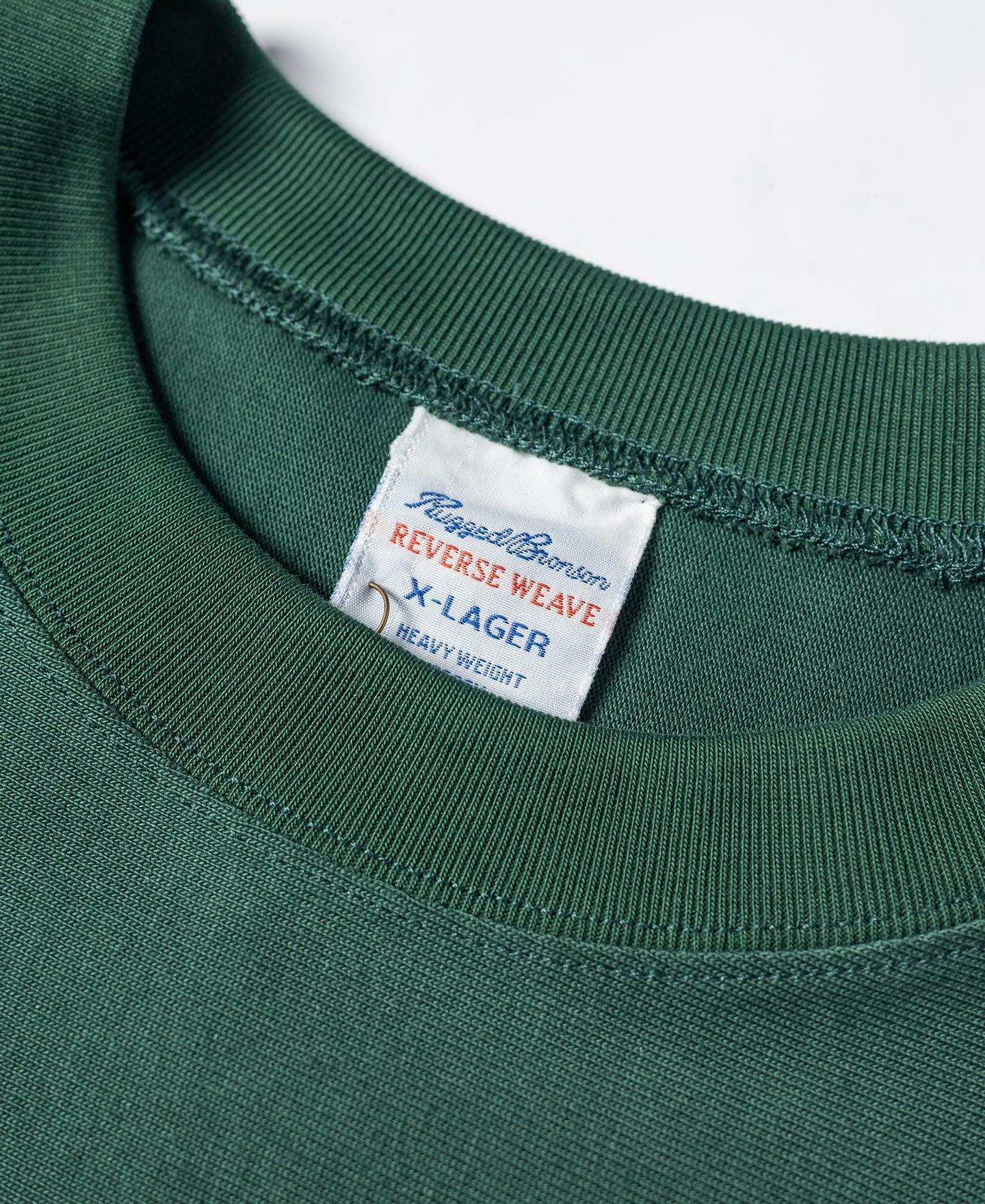 10.6 oz Reverse Weave T-Shirt - Green Product Image