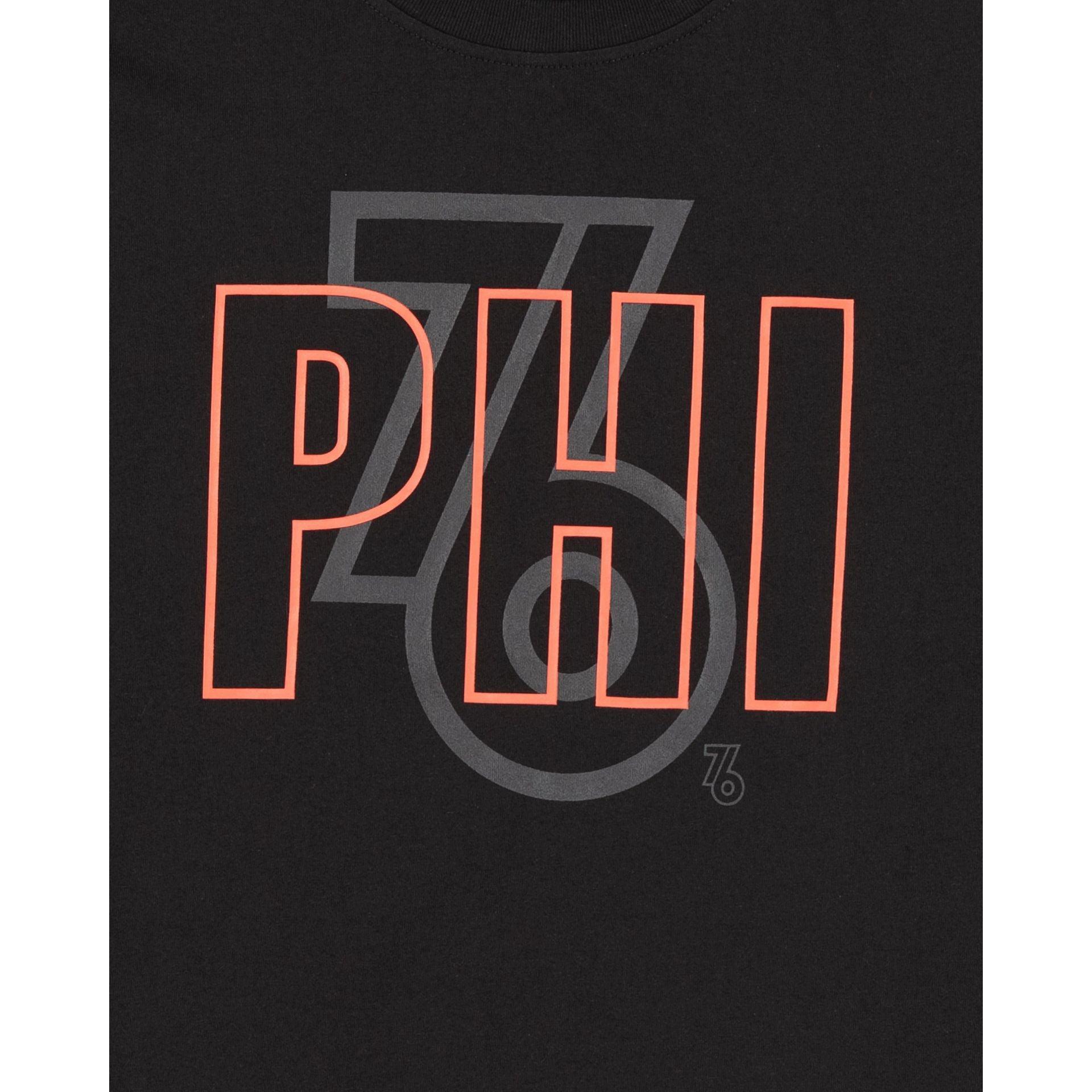 Philadelphia 76ers 2023 City Edition Black T-Shirt Male Product Image