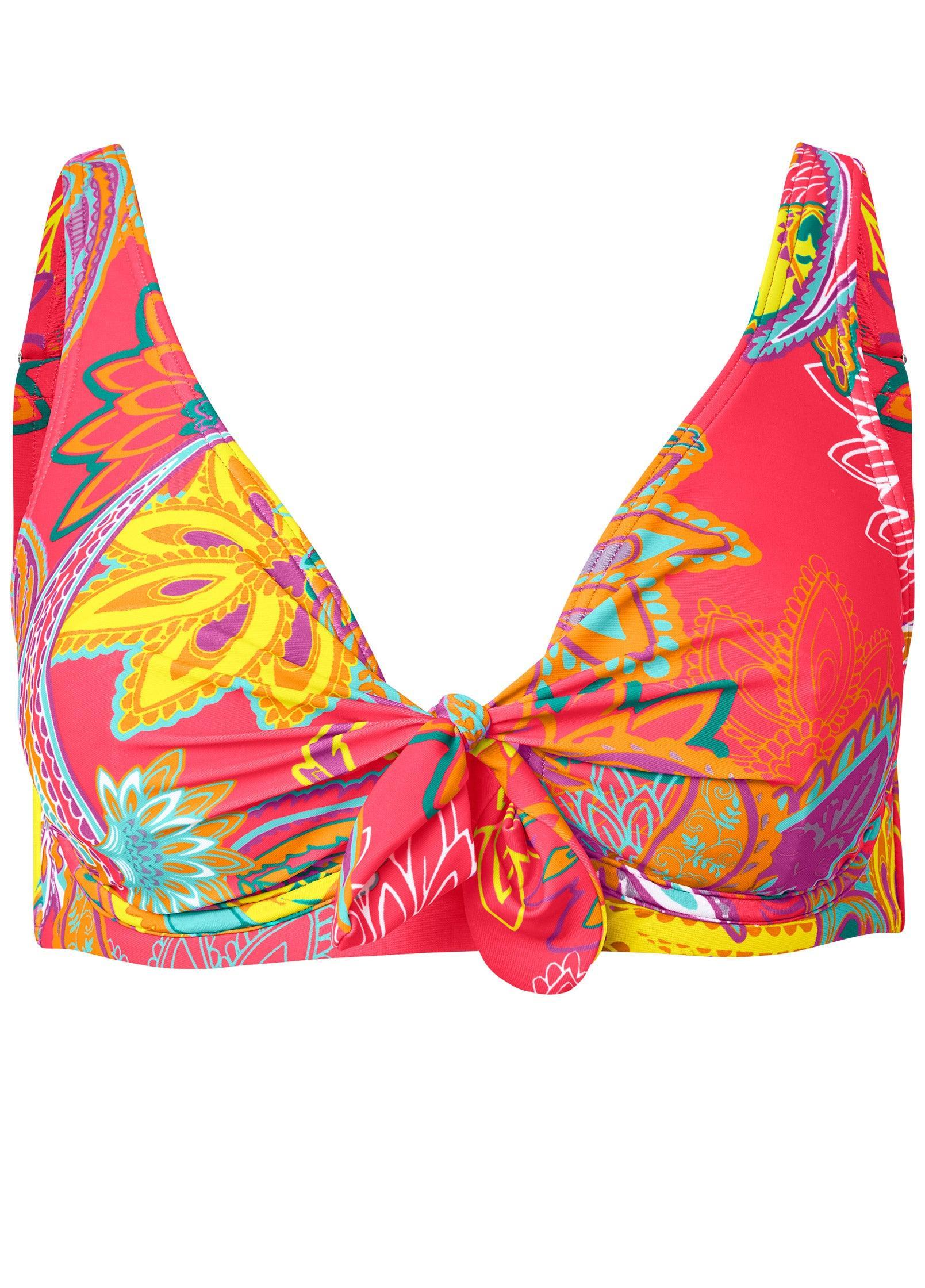 Underwire Retro Bikini Top - Festive Occasion Product Image