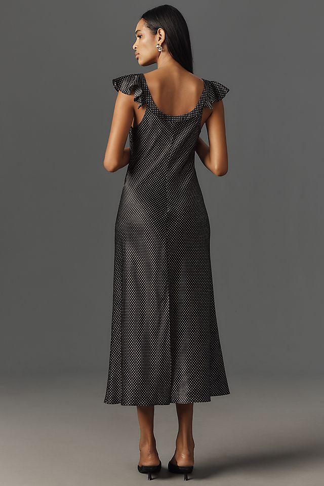 PAIGE Agoura Silk Midi Dress Product Image