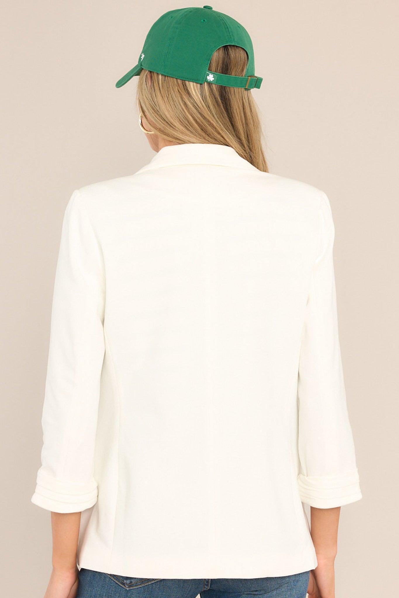 Did That Ivory 3/4 Sleeve Blazer Product Image