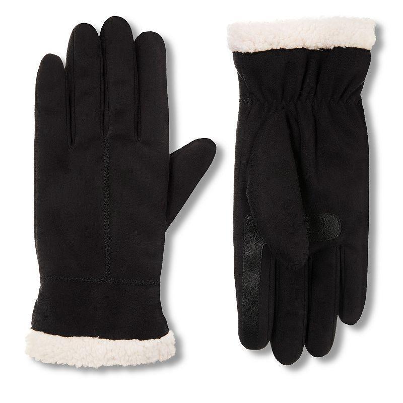 Womens isotoner Lined Microsuede Water Repellent Gloves Product Image