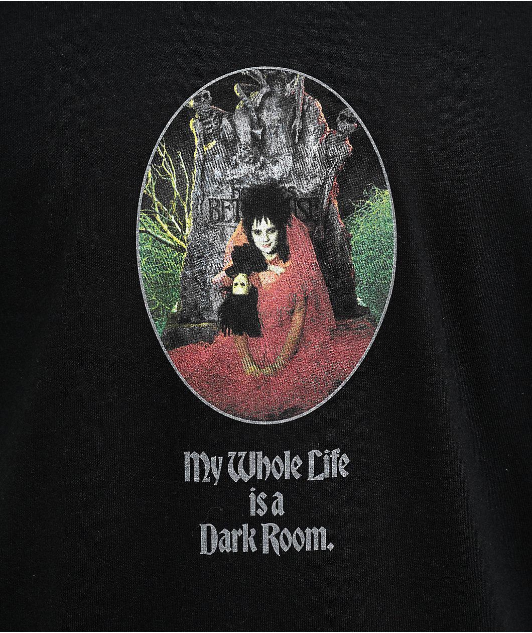 Welcome x Beetlejuice Dark Room Black T-Shirt Product Image