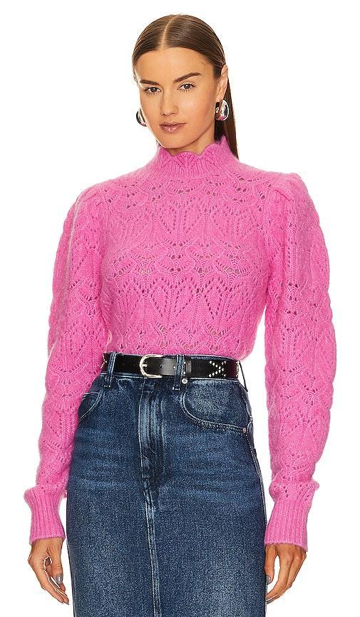 Womens Galini Alpaca-Blend Pointelle Sweater Product Image