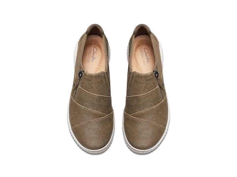 Clarks Caroline Grace Suede) Women's Flat Shoes Product Image