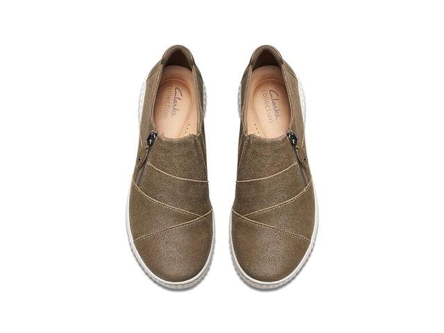 Clarks Caroline Grace Suede) Women's Flat Shoes Product Image