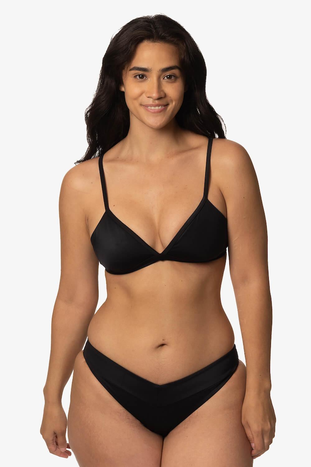 Kianda Bikini Bottom - Black Female Product Image