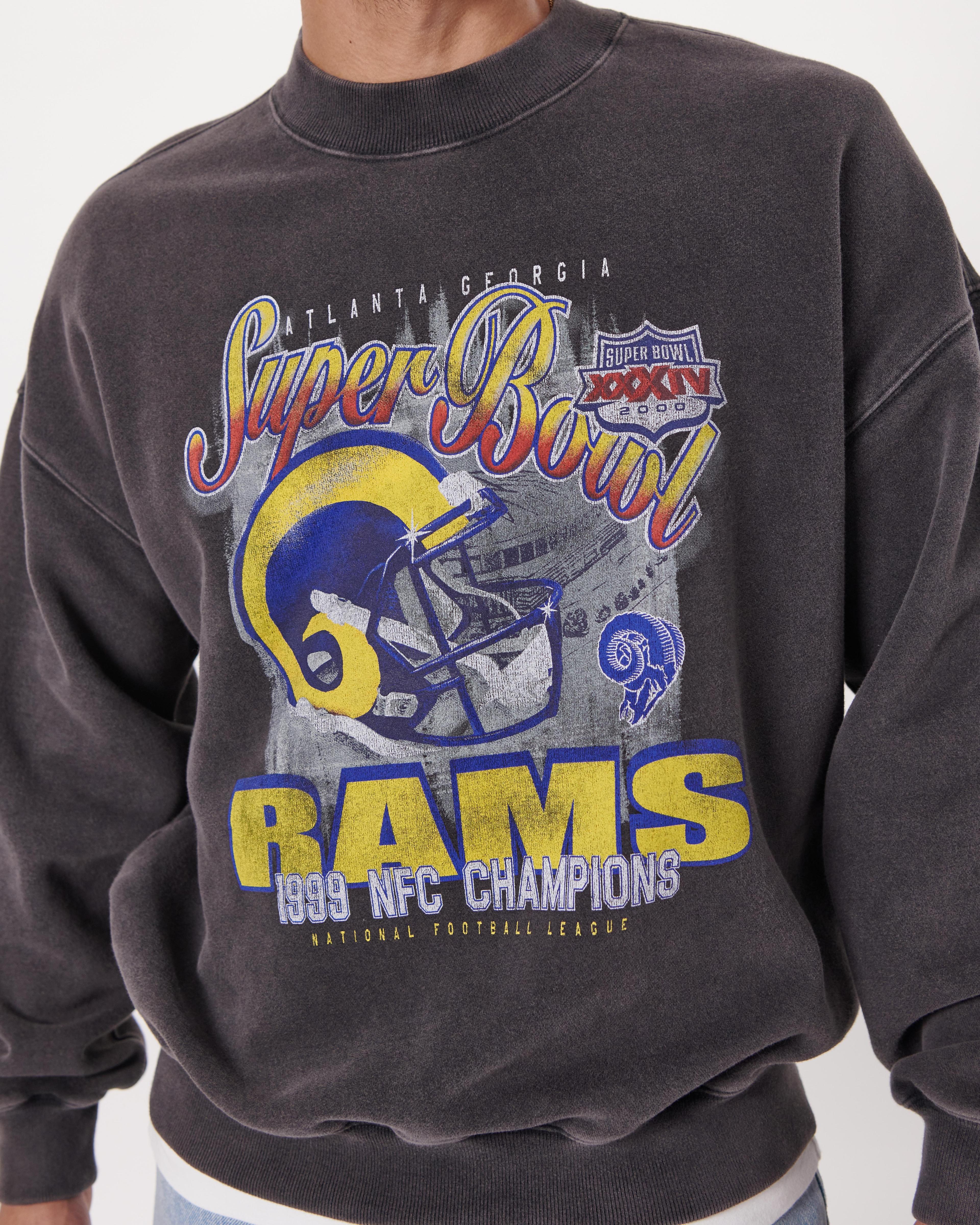 Vintage Super Bowl Graphic Crew Sweatshirt Product Image