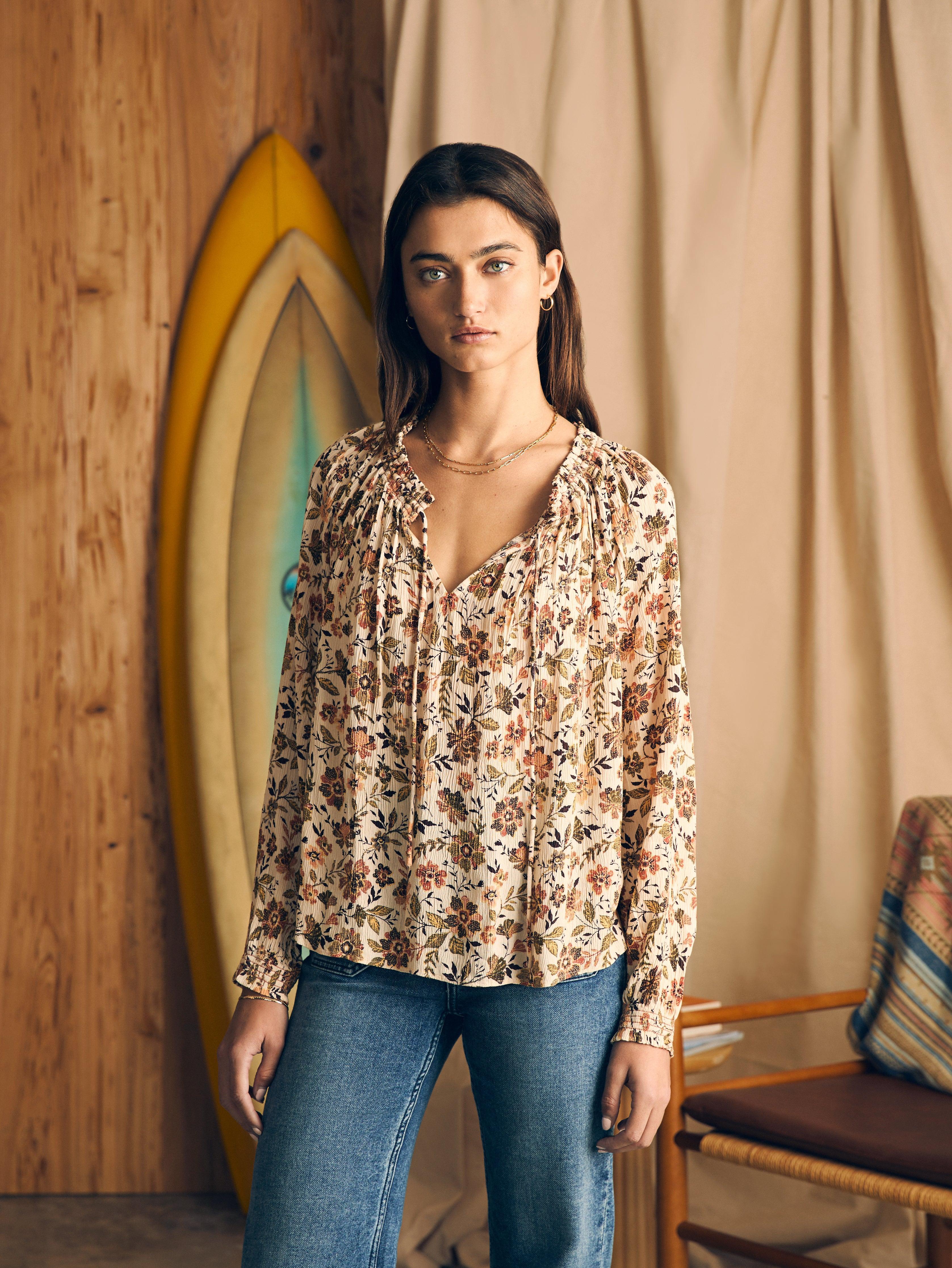 Emery Top - Taos Floral Female Product Image