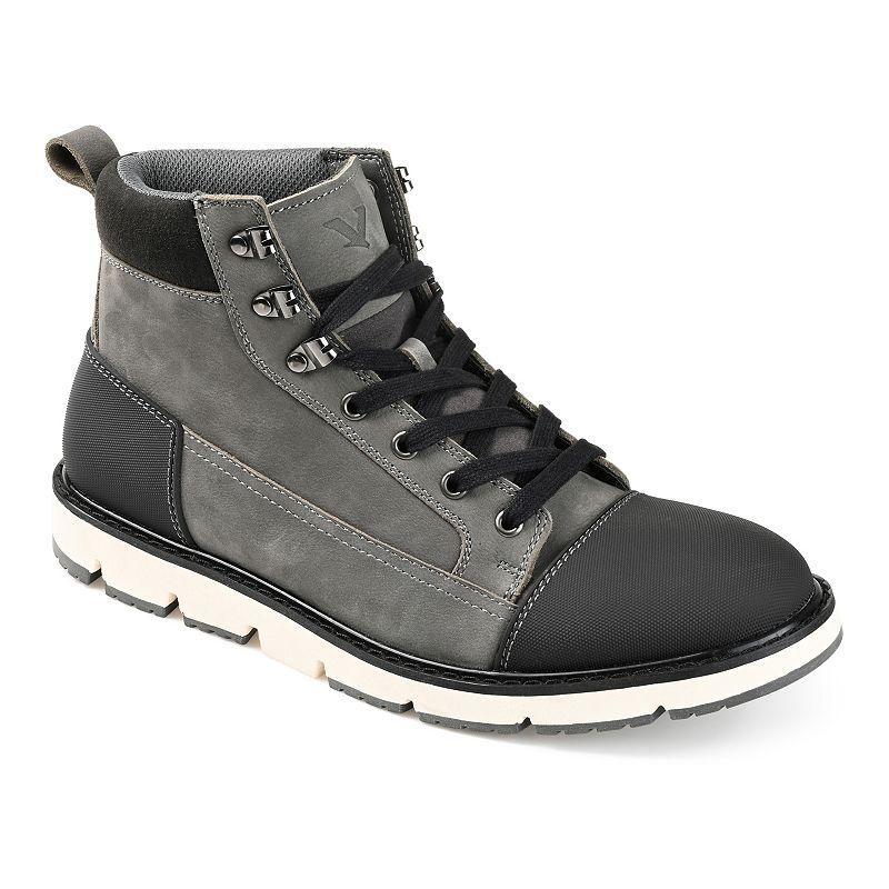 Territory Titan 2.0 Mens Leather Ankle Boots Grey Product Image