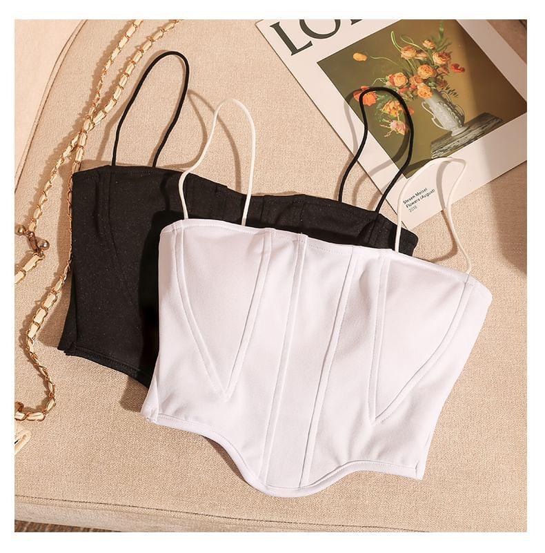 Plain Crop Camisole Top Product Image